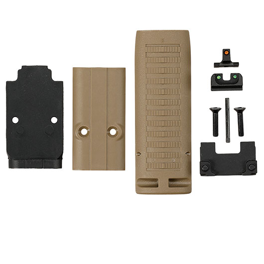 EMG FN Herstal FN 509 Tactical mit Metallschlitten GBB 6mm BB Dark Earth Bild 9