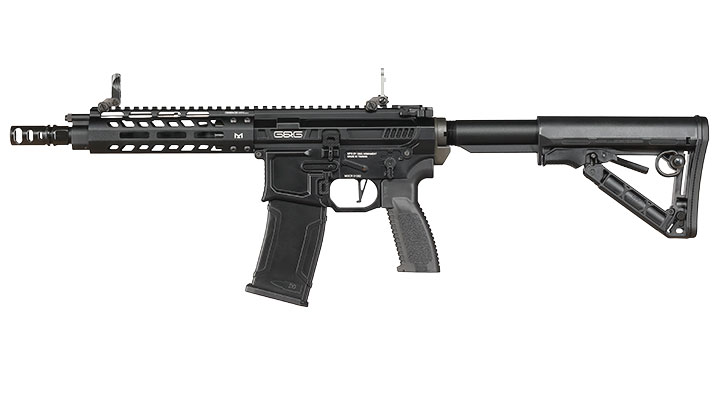 G&G M4 MGCR 556 7 Zoll Vollmetall GBB 6mm BB schwarz Bild 1