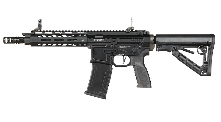 G&G M4 MGCR 556 7 Zoll Vollmetall GBB 6mm BB schwarz Bild 2