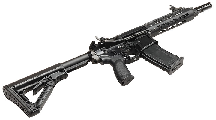 G&G M4 MGCR 556 7 Zoll Vollmetall GBB 6mm BB schwarz Bild 6