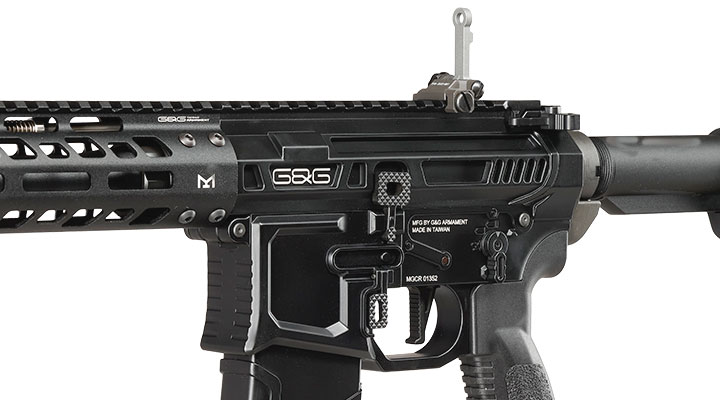 G&G M4 MGCR 556 7 Zoll Vollmetall GBB 6mm BB schwarz Bild 8
