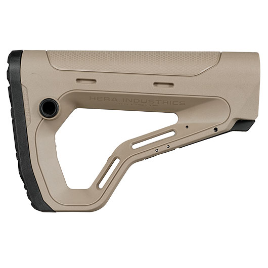 ASG / Hera Arms M4 CCS Ausziehschaft f. M4 / AR15 Mil-Spec Stock-Tube Gen. 2 tan Bild 3