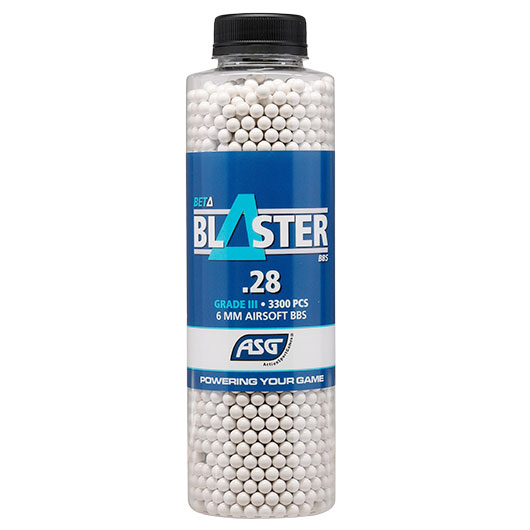 ASG Beta Blaster Grade III Precision BBs 0,28g 3.300er Flasche weiss