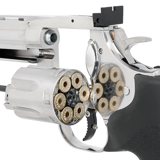 ASG Dan Wesson 715 6 Zoll Revolver Vollmetall CO2 6mm BB chrom - CL Project Design Version Bild 8