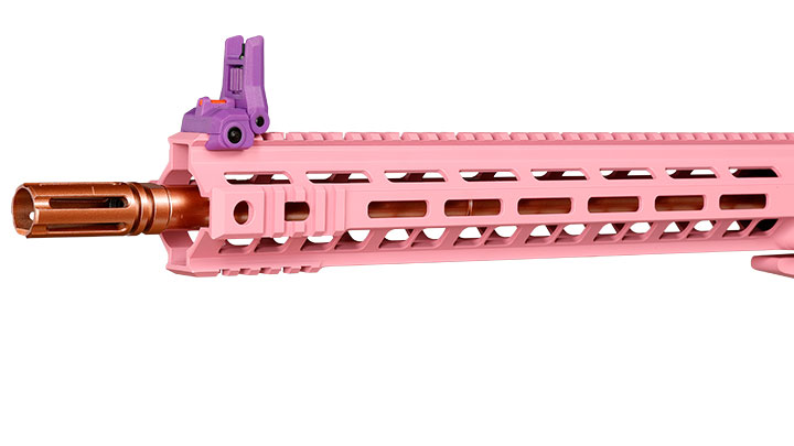 G&G LevAR 15 Zoll Rifle Gas Lever Action Vollmetall 6mm BB Pink-Gold Edition Bild 7