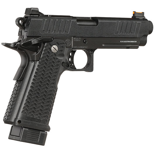 G&G STP45 Airsoftpistole Hi-Capa mit Polymer-Schlitten / Metallrahmen GBB 6mm BB schwarz Bild 4