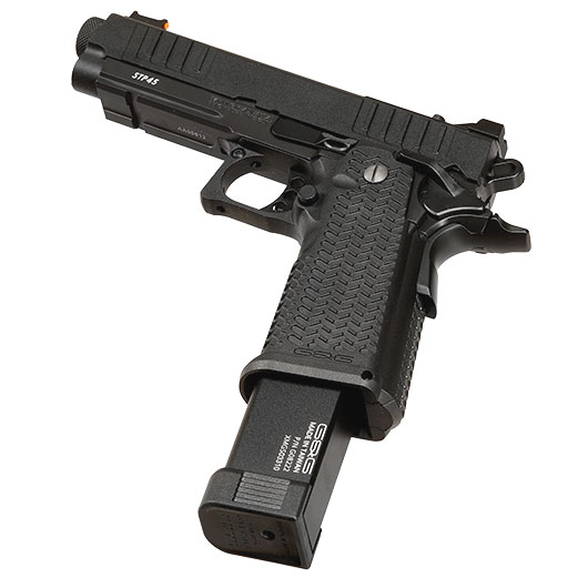 G&G STP45 Airsoftpistole Hi-Capa mit Polymer-Schlitten / Metallrahmen GBB 6mm BB schwarz Bild 5