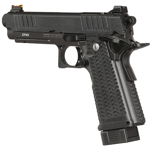 G&G STP45 Airsoftpistole Hi-Capa mit Polymer-Schlitten / Metallrahmen GBB 6mm BB schwarz Bild 8