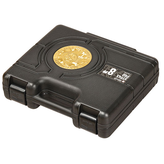 G&G STP45 Pro 8 Zoll Airsoftpistole Hi-Capa Vollmetall GBB 6mm BB schwarz - Set mit 2 Magazinen / Pistolenkoffer Bild 10