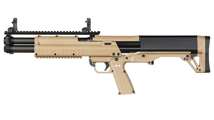 EMG KelTec KSG Multi-Shot Bullpup Pump Action Gas Shotgun 6mm BB Dark Earth Bild 2