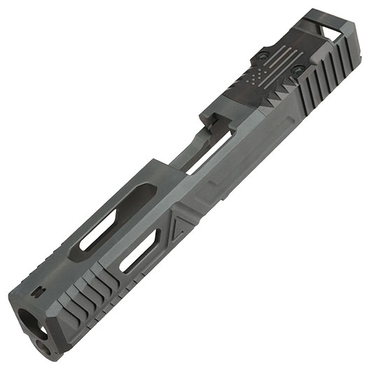 RWA Agency Arms Urban Combat CNC Aluminium Schlitten Set f. TM G17 / WE G17 GBB Pistolen schwarz Bild 3