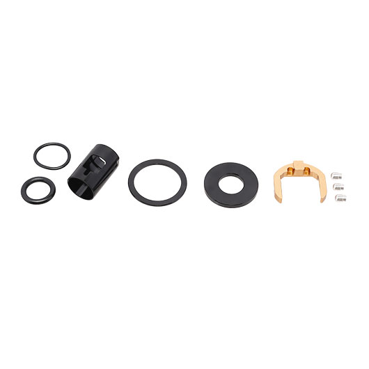 4UANTUM Magnus Pro AR TDC CNC Aluminium Hop-Up Chamber f. GHK / VFC M4 GBB Gewehre schwarz Bild 5