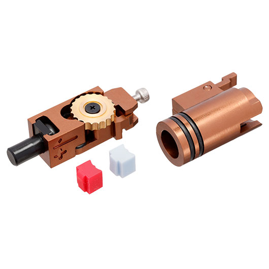Modify CNC Aluminium Hop-Up Chamber bronze f. TM M4 MWS GBB Serie Bild 1