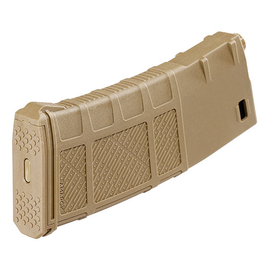 Amarok M4 / M16 AM250 M-Series Polymer Magazin Mid-Cap 250 Schuss Flat Dark Earth - Type A Design Bild 2