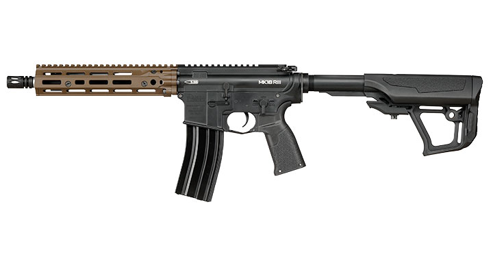 ICS / EMG Daniel Defense MK18 RIII Vollmetall SSS-Mosfet 3.0 S-AEG 6mm BB Dualtone Bild 1