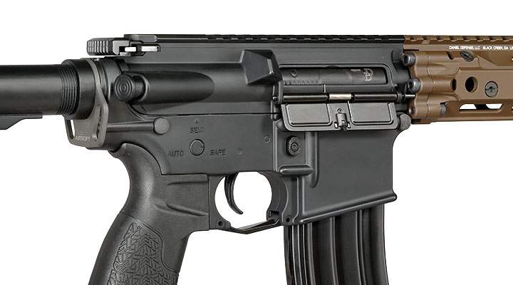 ICS / EMG Daniel Defense MK18 RIII Vollmetall SSS-Mosfet 3.0 S-AEG 6mm BB Dualtone Bild 9