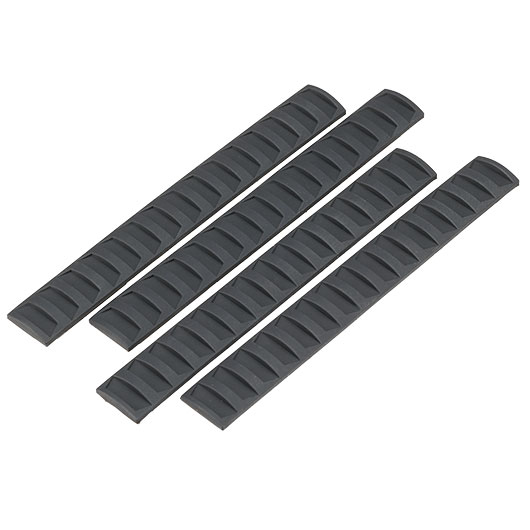 Amarok Sports M-LOK Soft Gummi Rail Cover Set 3 Panels (4 Stck) schwarz