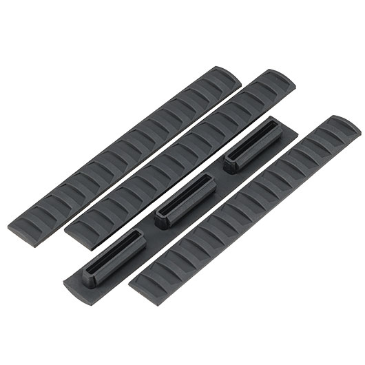 Amarok Sports M-LOK Soft Gummi Rail Cover Set 3 Panels (4 Stck) schwarz Bild 1