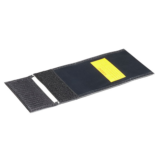 8Fields Premium LiPo Safety Bag Small 10,5 x 20 cm Feuerfeste Sicherheitstasche schwarz Bild 2