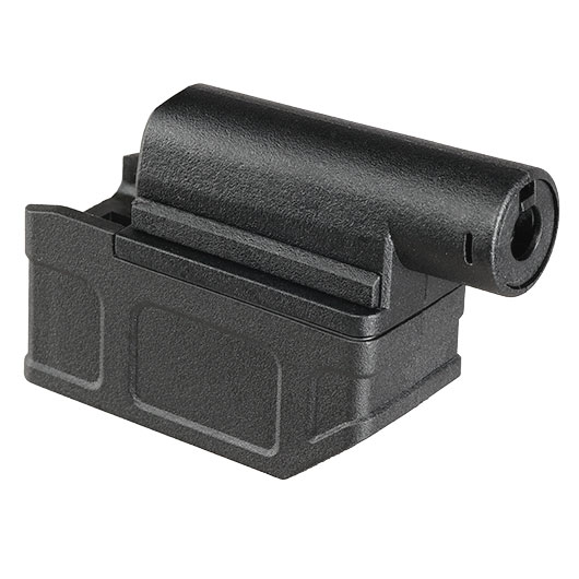 BattleAxe M4 / M16 S-AEG Magazinadapter f. Tokyo Marui kompatible M870 Shotguns schwarz Bild 1