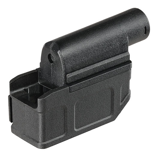 BattleAxe M4 / M16 S-AEG Magazinadapter f. Tokyo Marui kompatible M870 Shotguns schwarz Bild 2