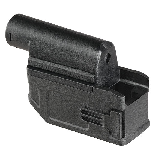 BattleAxe M4 / M16 S-AEG Magazinadapter f. Tokyo Marui kompatible M870 Shotguns schwarz Bild 3