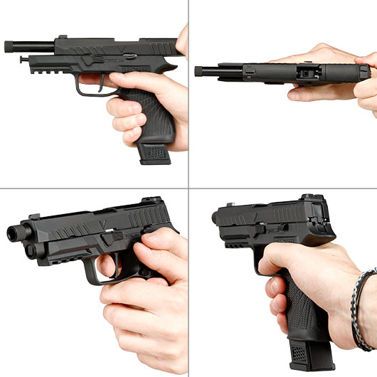 VFC / Stark Arms SA320 Tactical mit Metallschlitten GBB 6mm BB schwarz Bild 8