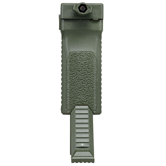WoSport Tactical Bipod Frontgriff 2.0 mit integriertem Zweibein f. 20 - 22mm Schienen oliv Bild 10
