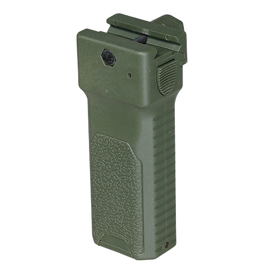 WoSport Tactical Bipod Frontgriff 2.0 mit integriertem Zweibein f. 20 - 22mm Schienen oliv Bild 4