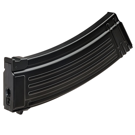 BattleAxe AK74 Stahlblech Magazin Mid-Cap 140 Schuss schwarz