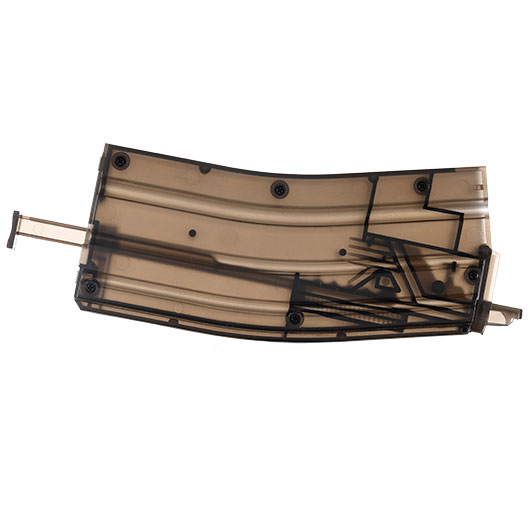 Delta Armory M4 Magazin Style Speedloader fr 470 BBs rauch-transparent Bild 7