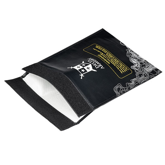Delta Armory LiPo Safety Bag Large 23 x 30 cm Feuerfeste Sicherheitstasche schwarz Bild 3