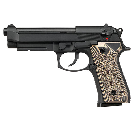 KLI M92A1 Vollmetall GBB 6mm BB schwarz - G10 Grip Edition Bild 2