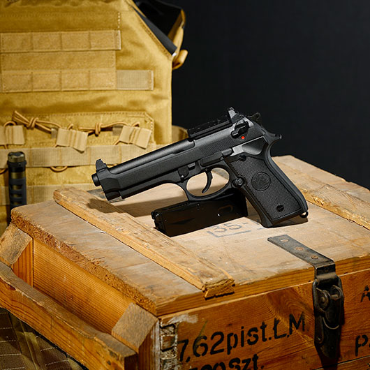 KLI M92 Optic Ready Vollmetall GBB 6mm BB schwarz Bild 1