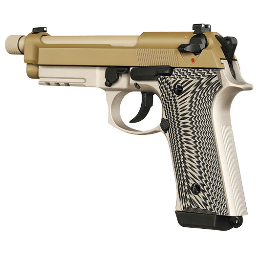 KLI M92A3 Vollmetall GBB 6mm BB Desert Tan - G10 Grip Edition Bild 10