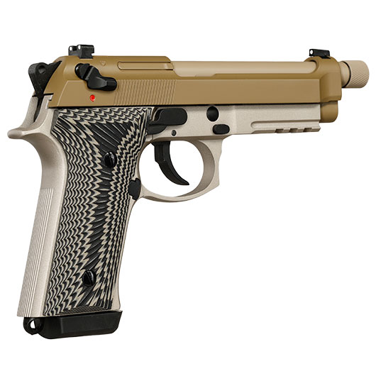 KLI M92A3 Vollmetall GBB 6mm BB Desert Tan - G10 Grip Edition Bild 6
