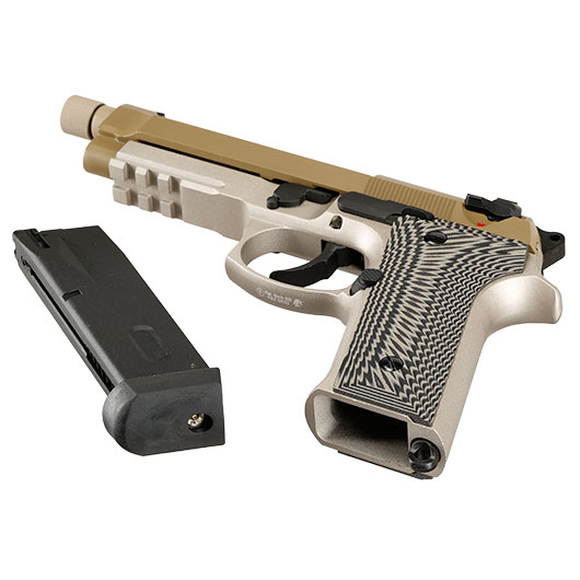 KLI M92A3 Vollmetall GBB 6mm BB Desert Tan - G10 Grip Edition Bild 7