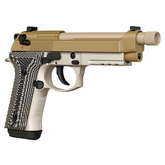 KLI M92A3 Vollmetall GBB 6mm BB Desert Tan - G10 Grip Edition Bild 9