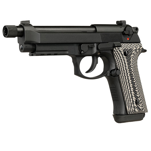 KLI M92A3 Vollmetall GBB 6mm BB schwarz - G10 Grip Edition