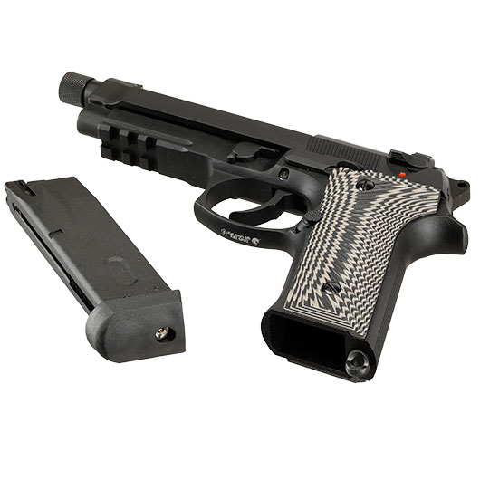 KLI M92A3 Vollmetall GBB 6mm BB schwarz - G10 Grip Edition Bild 7