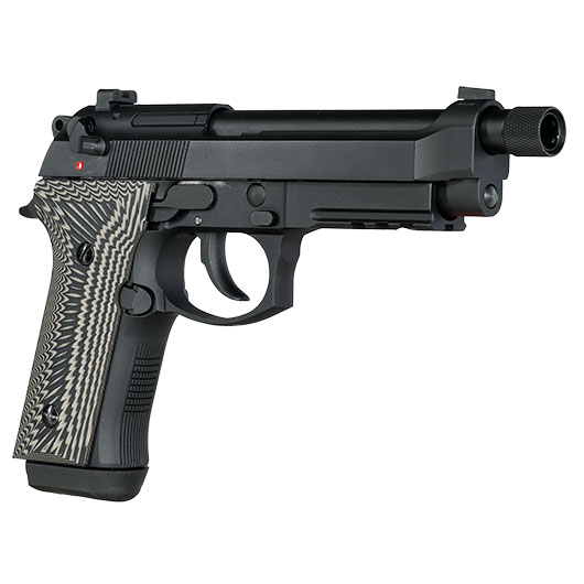 KLI M92A3 Vollmetall GBB 6mm BB schwarz - G10 Grip Edition Bild 9