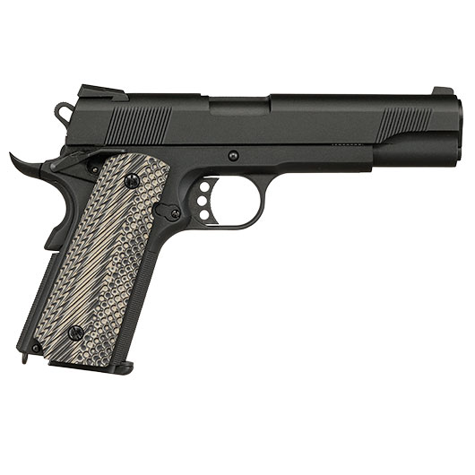 KLI M1911 MEU Vollmetall GBB 6mm BB schwarz - G10 Grip Edition Bild 5