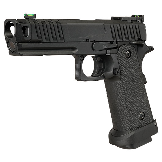 KLI Hi-Capa 4.3 Troika MK1 Vollmetall GBB 6mm BB schwarz