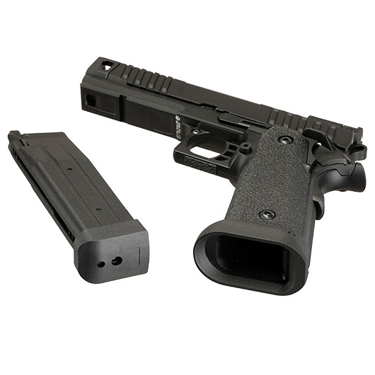 KLI Hi-Capa 4.3 Troika MK1 Vollmetall GBB 6mm BB schwarz Bild 7