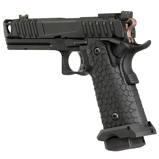 KLI Hi-Capa 4.3 Troika MK2 Vollmetall GBB 6mm BB schwarz Bild 10