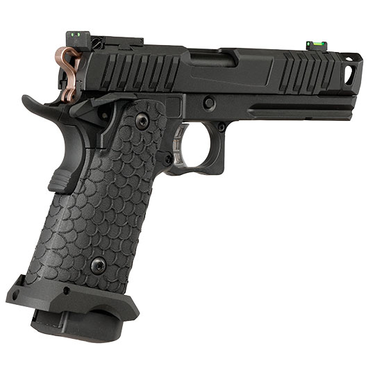 KLI Hi-Capa 4.3 Troika MK2 Vollmetall GBB 6mm BB schwarz Bild 6