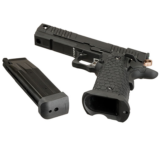 KLI Hi-Capa 4.3 Troika MK2 Vollmetall GBB 6mm BB schwarz Bild 7