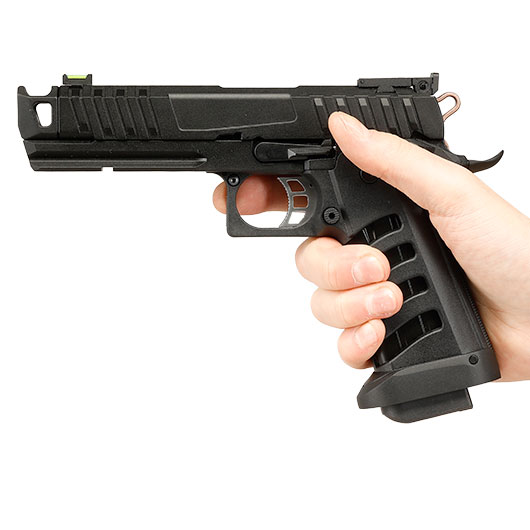 KLI Hi-Capa 4.3 Troika MK3 Vollmetall GBB 6mm BB schwarz Bild 3