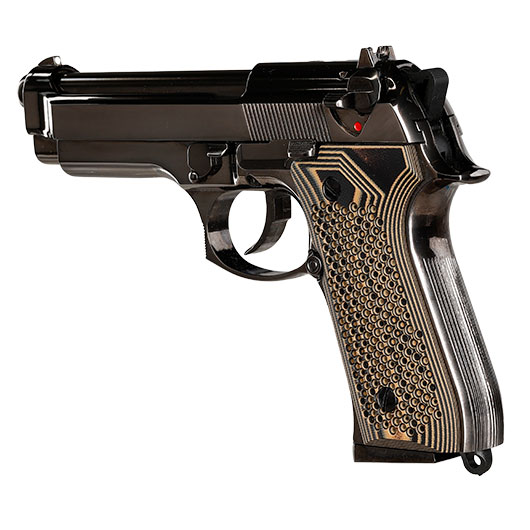 KLI M92 Fusion Vollmetall GBB 6mm BB Platinum Blackchrome-Finish - G10 Grip Edition Bild 10