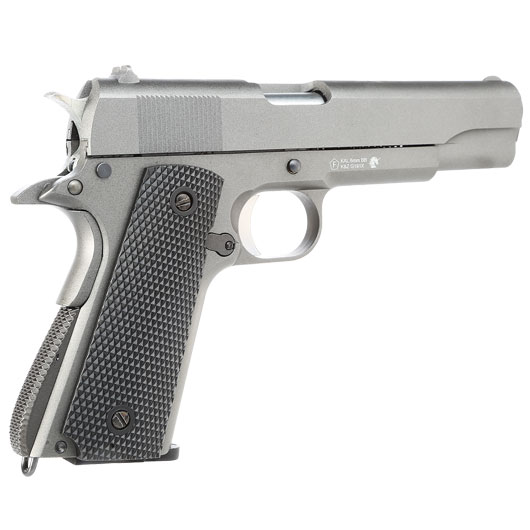 Ersatzteilset Well M1911A1 Vollmetall CO2 Blowback 6mm BB grau inkl. Koffer Bild 4